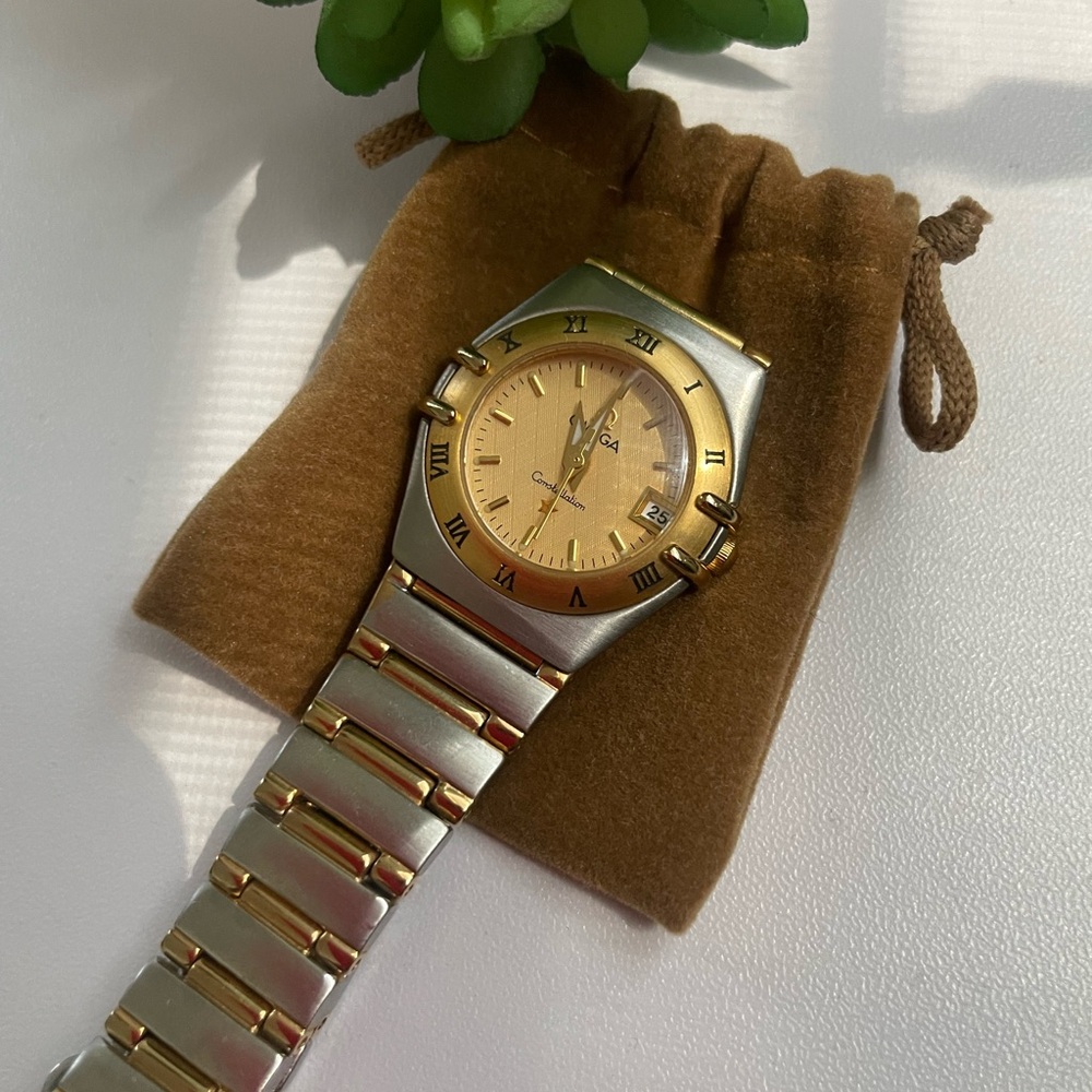 Omega Gold and Silver Classic Watch